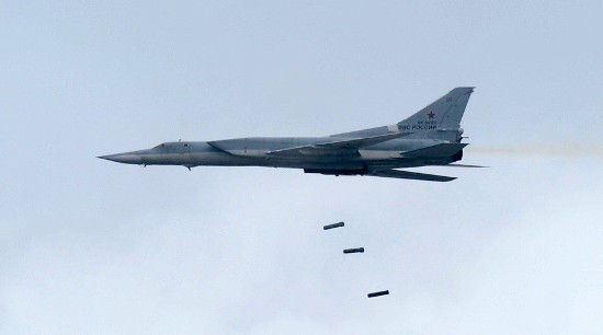 Máy bay ném bom tầm xa Tupolev-22M3 đang tham chiến tích cực trên chiến trường Syria.