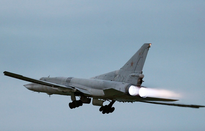 Máy bay ném bom tầm xa Tupolev-22M3 của Nga.
