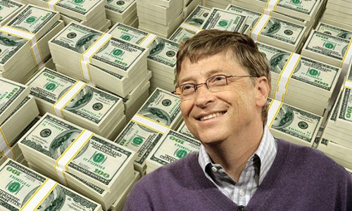  Tỷ phú Bill Gates có thể kiếm được 250 USD/giây, 20 triệu USD/ngày và 7.8 tỷ USD/ năm. Ảnh: Quora. Ảnh: Business Insider.