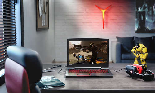 Góp mặt tại triển lãm công nghệ CES 2017, Lenovo giới thiệu hai laptop Legion Y720 và Legion Y520. Cả hai đều sở hữu màn hình 15.6 inch, trang bị chip thế hệ thứ 7. Ảnh: Ubergizmo.