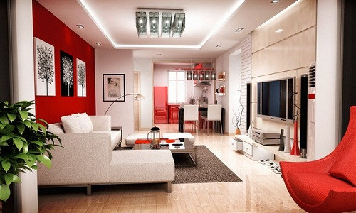 Thảm trang trí là một trong những gợi ý thú vị trang trí phòng khách mang không khí ngày xuân. Ảnh: House.