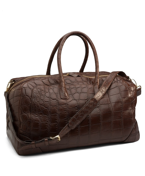 Là biểu tượng thu nhỏ của sự sang trọng, túi xách Brooks Brothers được làm từ da cá sấu với hai kiểu dáng khoác vai và xách tay. Túi được bán với giá 15.000 USD.