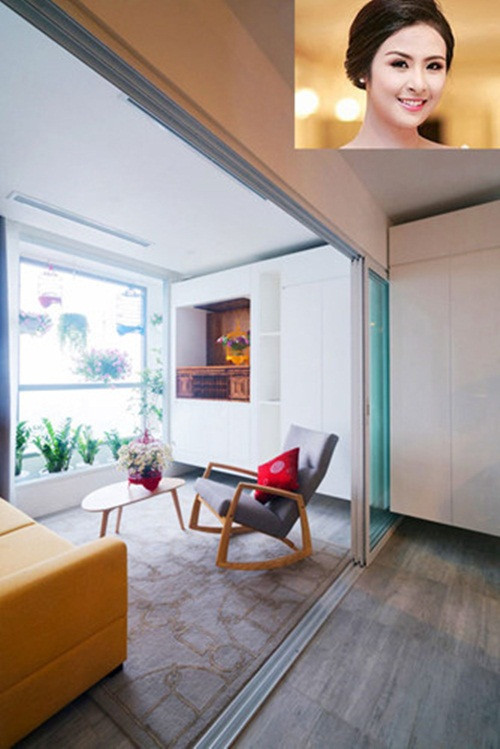 Sau nhiều năm phấn đấu, Hoa hậu Ngọc Hân đã tậu được một căn hộ mới hiện đại ở Quận Hai Bà Trưng, Hà Nội. Ảnh: Khám phá.