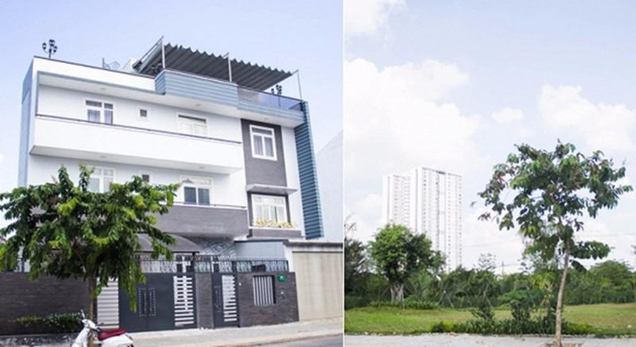 4. Kim Tử Long Căn biệt thự của nghệ sĩ Kim Tử Long nằm trong khu dân cư Đại Phúc, xã Bình Hưng, huyện Bình Chánh, TP.HCM.