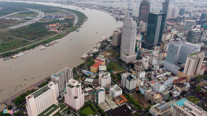 Khu đất có vị trí đắc địa, nằm tại số 11D phố Thi Sách (phường Bến Nghé, quận 1, TP.HCM), cách sông Sài Gòn khoảng 200 m.