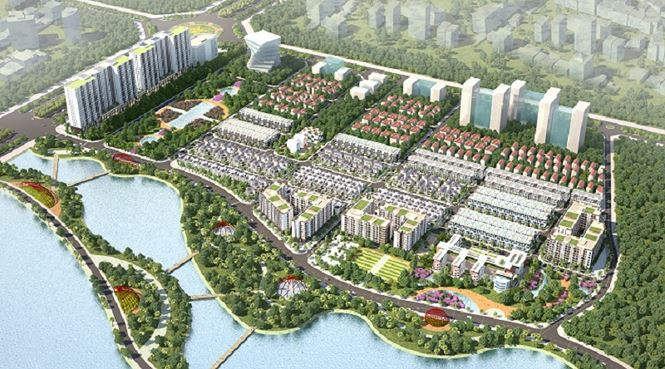 Thế nhưng, trong bản quy hoạch hạng mục đất, lại thấy chủ yếu phần lớn diện tích được dành cho biệt thự và nhà liền kề. Trong tổng diện tích 16,8 ha, có tới 120 lô nhà biệt thự (với diện tích đất khoảng 27.700 m2); 219 lô nhà ở liên kế (22.700 m2); trong khi nhà ở xã hội chỉ vỏn vẹn có 3 lô (với 17.000 m2 chiếm khoảng 10% tổng diện tích).