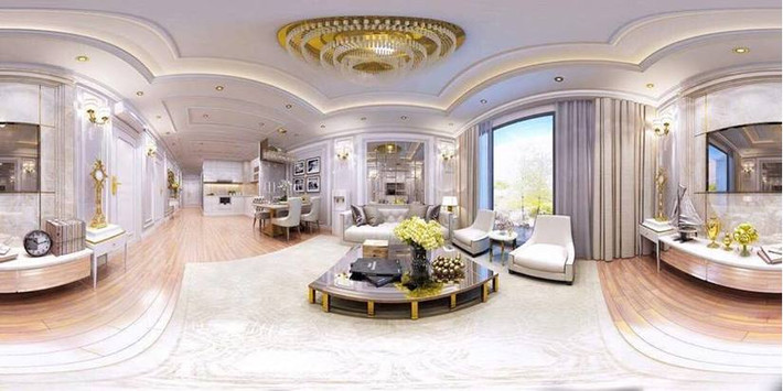 Theo thiết kế, nhà của Việt Anh nằm tại một khu chung cư cao cấp của Hà Nội, rộng rãi và thoáng mát.