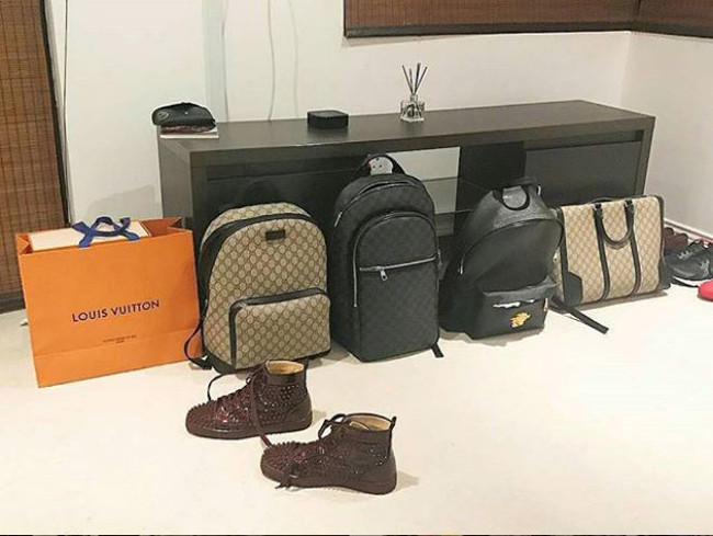 Bộ sưu tập balo hàng hiệu.