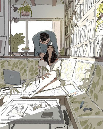 Cùng đọc sách, cùng làm việc.