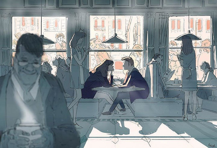 "Trốn" con cái và hẹn hò ở một nơi lãng mạn chỉ có 2 người.