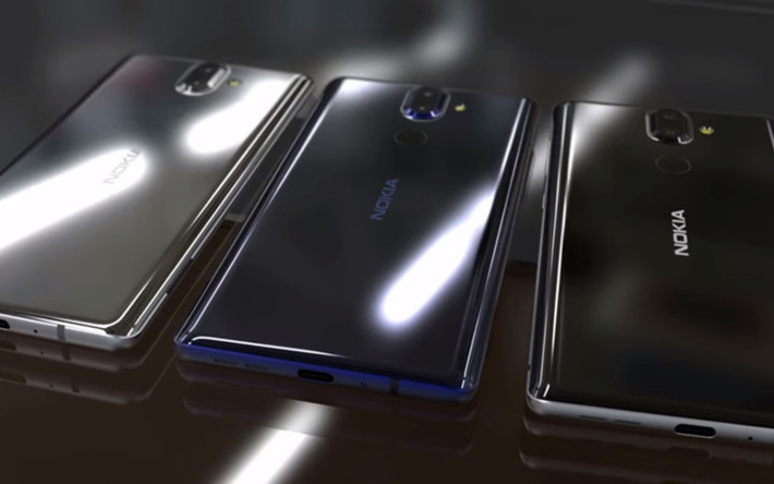 Đây là mẫu di động Android đầu tiên mang thương hiệu Nokia sử dụng vỏ kính.
