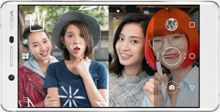 Nokia 7 được làm từ vật liệu nhôm và kính, trang bị màn hình LCD 5.2 inch độ phân giải 1080 x 1920.