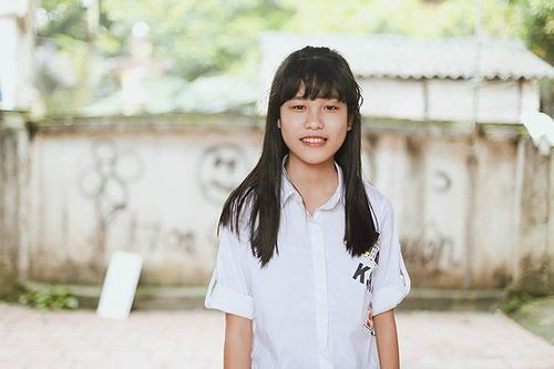 Mặt xinh, chân dài, Hân Huyền được nhiều người dự đoán có tiềm năng trở thành người mẫu trong tương lai.
