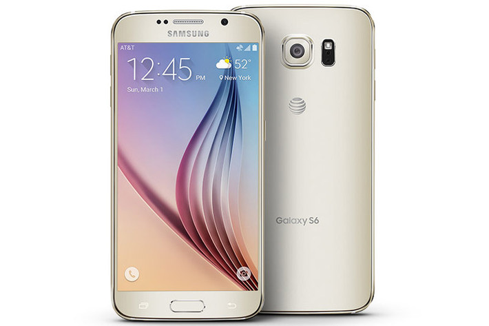 Samsung Galaxy S6 (thời gian sạc từ 0-100%: 78 phút).