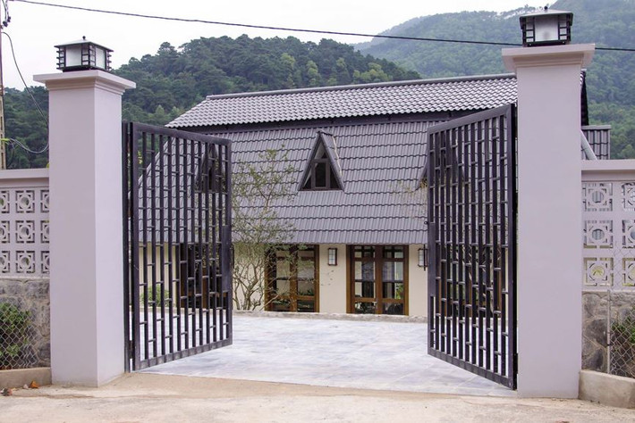 Ngôi biệt thự tráng lệ.