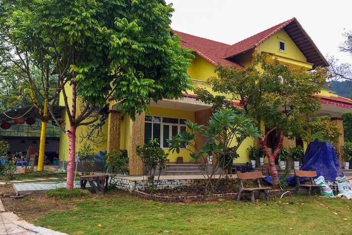 Khu biệt thự nguy nga xây để kinh doanh, cho thuê.