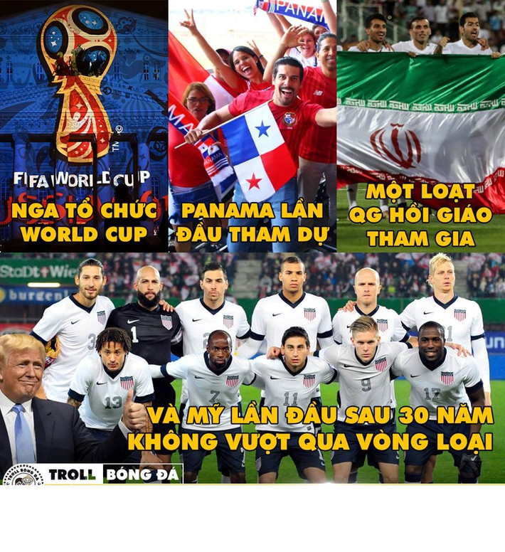 Lần đầu tiên Nga tổ chức World Cup và rất nhiều sự kiện đã xảy ra khiến dân mạng mong chờ 1 ngày hội bóng đá nhiều bất ngờ. Ảnh trong bài: Troll bóng đá.
