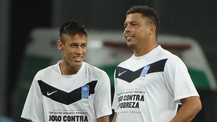 "Người ngoài hành tinh" Ronaldo mới đây trò chuyện với Esporte Interativo, tin tưởng vào khả năng Neymar sẽ gia nhập Real Madrid trong tương lai gần. Ảnh: Esporte Interativo