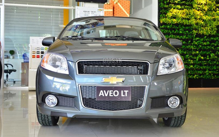 Chevrolet Aveo LT 1.5L 5MT có giá 445 triệu đồng (Ảnh: Otos.vn)