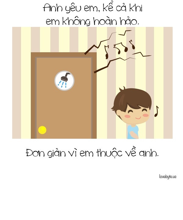 Những hành động hết sức dở hơi nhưng chỉ vì "tình" thôi cũng thấy đủ yêu rồi.