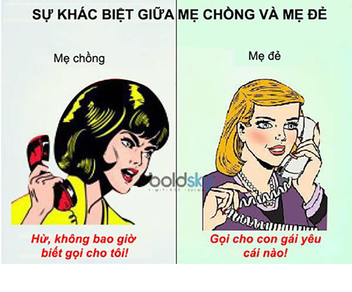 Các cụ thường nói "dâu con, rể khách" nhưng thực sự điều này chỉ trên phương diện tương đối. Không hẳn bà mẹ chồng nào cũng thương con dâu và cũng không phải tất cả các bà mẹ chồng đều coi con dâu mình là khách nhưng khi hòa nhập vào cuộc sống chung mỗi người đều phải nhập gia tùy tục.