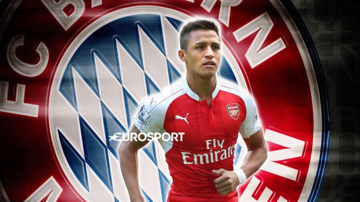 Bayern nâng giá mua Sanchez:Tờ báo nổi tiếng của Anh số ra hôm nay (07/05) đưa tin, Bayern Munich đã nâng giá mua Alexis Sanchez lên mức 55 triệu bảng. Đây cũng là lời đề nghị chính thức đầu tiên đến Arsenal, sau các động thái "dạm ngõ" trước đó. Số tiền này là đủ để thuyết phục HLV Arsene Wenger, tờ Telegraph tiết lộ.