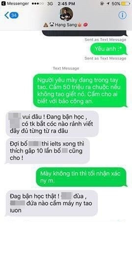 Anh chàng rất tỉnh táo khi đoán ra đây chỉ là một trò đùa của cô người yêu nhí nhảnh.