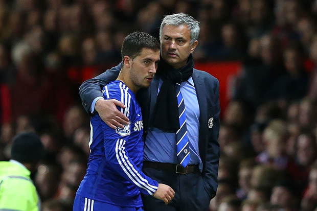 The Sun loan tin, Mourinho muốn tái ngộ Eden Hazard, người đã cùng ông và Chelsea làm bá chủ bóng đá Anh 2015, để giải cứu M.U. Ảnh: The Sun