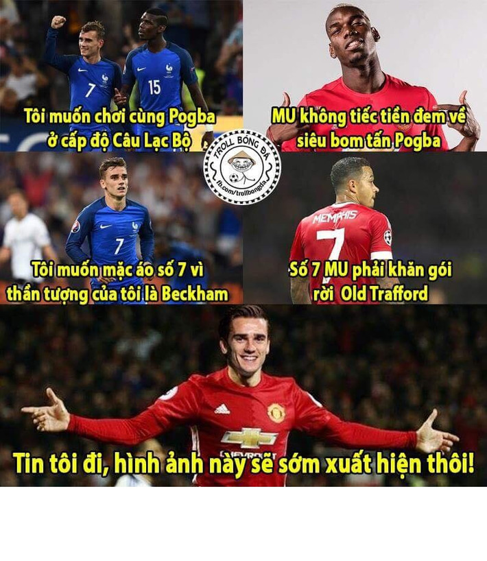 MU làm tất cả vì Antoine Griezmann và cầu thủ này đã không phụ lòng khi đồng ý tới sân Old Trafford.