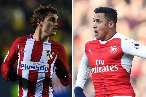 Simeone nhắm Alexis Sanchez thay Griezmann: Báo chí Tây Ban Nha đưa tin, tiền đạo Alexis Sanchez đang được Atletico Madrid theo rất sát. Theo đó, HLV Diego Simeone sẵn sàng cạnh tranh với Chelsea để chiêu mộ tiền đạo của Arsenal mùa hè này nhằm thay thế cho Antoine Griezmann - cái tên đang được M.U, Bayern thèm muốn. Đội bóng thủ đô Tây Ban Nha đã đặt giá 35 triệu bảng cho ngôi sao của Chile và rất quyết tâm mang anh về Vicente Calderon.