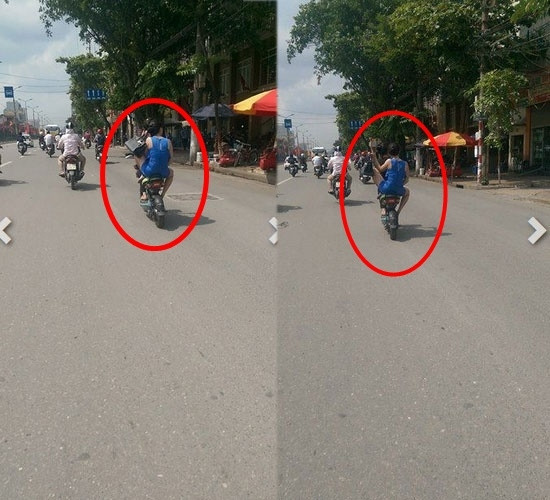 Chỉ vì không muốn làm hỏng đi làn da mới tắm trắng mà phải chịu khó ngồi sai tư thế khi tham gia giao thông.