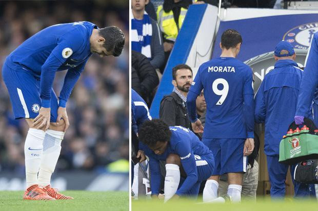 Morata có thể nghỉ thi đấu 1 tháng, bỏ lỡ 6 trận của Chelsea: Báo cáo y tế mới nhất của bác sĩ ĐT Tây Ban Nha cho biết, tiền đạo Alvaro Morata đã dính chấn thương gân kheo cấp 2 và có thể phải nghi thi đấu ít nhất 1 tháng. Kết quả này được rút ra sau cuộc kiểm tra diễn ra vào ngày hôm qua tại Madrid.