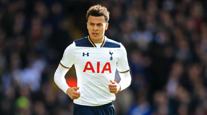 Dele Alli được hứa hẹn sẽ gia nhập Real hoặc M.U: Các công ty đại diện hàng đầu trên Thế giới đang đưa ra những lời hứa hẹn sẽ giúp Dele Alli chuyển sang khoác áo một trong hai đội bóng lớn M.U hoặc Real Madrid nếu anh rời Tottenham. Ảnh: Mirror