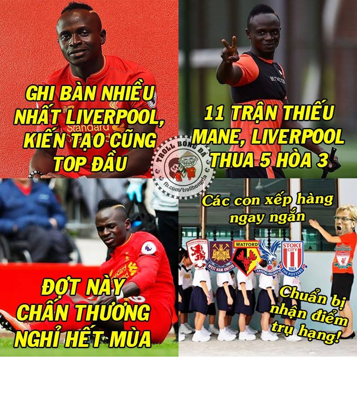 Việc mất Mane cầu thủ đặc biệt quan trọng trong đội hình của Liverpool khiến nhóm các CLB top dưới của Ngoại hạng Anh mừng ra mặt và coi đội chủ sân Anfield là chiếc phao để mình trụ hạng.
