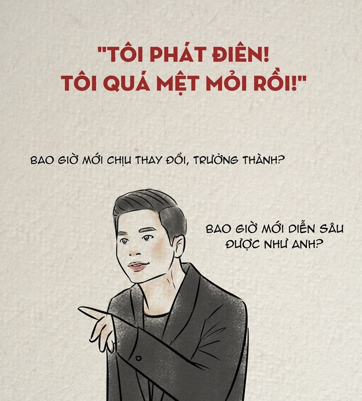 Nam Trung và câu nói thể hiện rõ tính cách của mình.