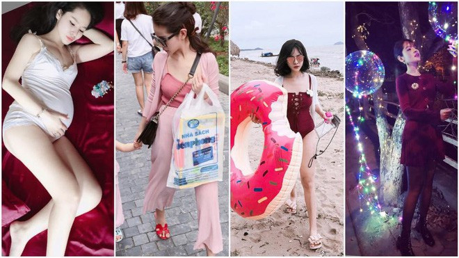 Đứa đứa con thứ hai, Cẩm Linh có vẻ đẫy đà hơn 1 chút, bà mẹ trẻ cẩn thận ghi chép lại hành trình thay đổi của chính mình làm minh chứng cho việc lấy lại vóc dáng sau sinh hoàn hảo của mình, tạo động lực cho nhiều chị em.