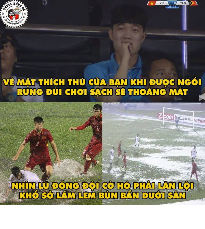 Cùng phận cầu thủ nhưng người được ngồi chơi sạch sẽ còn người thì phải lấm lem đầu óc để chiến đấu.