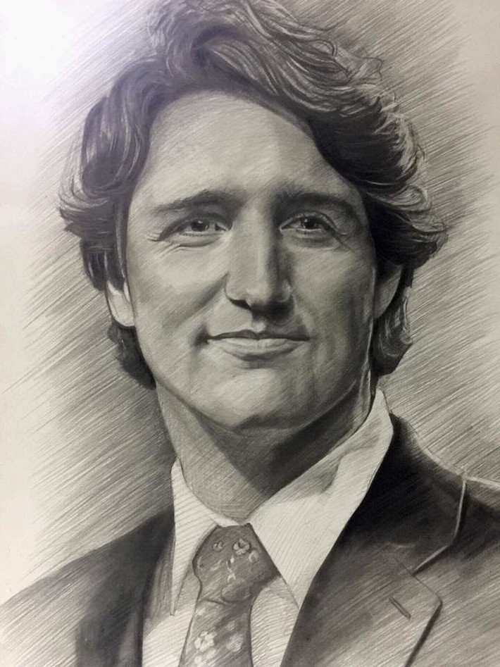 Cụ thể vào chiều ngày 9/11 trong chuyến thăm trường ĐH Tôn Đức Thắng, thủ tướng Canada - Ngài Justin Trudeau đã tiếp xúc với các sinh viên của ngôi trường giàu truyền thống và bề dày thành tích của TP HCM, tại đây ông đã nhận được tận tay bức chân dung của mình được vẽ bằng chì và bột than từ một bạn trẻ có tên Nguyễn Tấn Hậu.