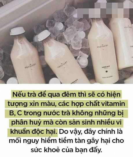 Tác hại của trà sữa khi để qua đêm và những tiềm ẩn về sức khỏe khi sử dụng quá nhiều loại nước uống đang hot này. Ảnh trong bài: Sưu tầm Facebook.