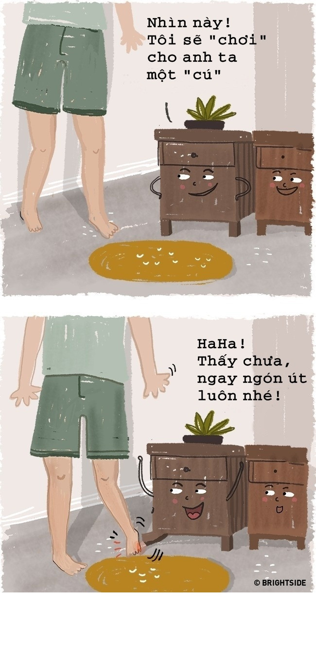 Mới đây, trên trang mạng xã hội có tên Brightside đã cho ra bộ tranh chế "khi đồ vật biết nói" vô cùng đặc sắc khiến nhiều bạn trẻ phải suy nghĩ về cuộc sống của mình cũng như những người xung quanh.
