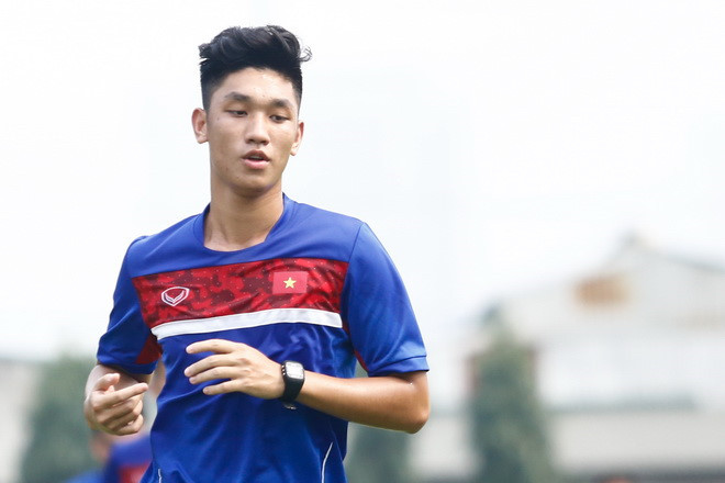 Tiền vệ Trọng Đại của U20 Việt Nam cũng là một trong những cầu thủ điển trai ở VCK U20 World Cup 2017. Chấn thương khiến Trọng Đại bỏ lỡ trận mở màn gặp U20 New Zealand và sau đó chơi hơn 30 phút hiệp 2 trận Pháp. Ảnh: Bongdaplus