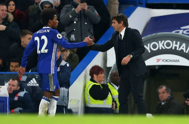 Willian tính đường tới Milan sau khi bật lại Conte: Theo những thông tin từ Le10 Sport, Willian đã có những liên hệ với AC Milan sau khi xảy ra những mâu thuẫn với HLV Antonio Conte. Ảnh: Le10 Sport
