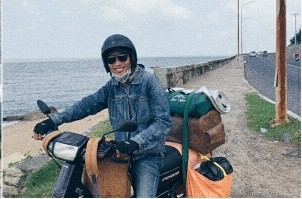 Thái Sơn cũng cho biết, ước mơ được xuyên Việt đến mọi nơi của đất nước cũng là điều mà anh ấp ủ từ lúc còn ngồi trên ghế nhà trường nhưng chưa có điều kiện để thực hiện bởi thứ nhất là do thời gian và tài chính.
