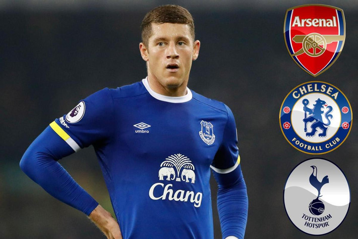 Chelsea tranh Ross Barkley: Theo Mirror, Chelsea đã nhảy vào tranh giành Ross Barkley với Tottenham. Hiện tại tiền vệ người Anh chỉ còn 1 năm hợp đồng với Everton và muốn ra đi. Ảnh: Mirror