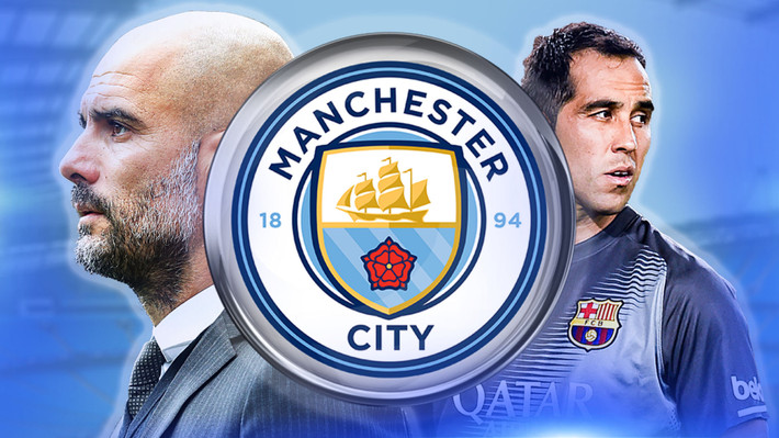 Bravo rời khỏi Man City: Theo nguồn tin từ báo giới Anh, tương lai của thủ thành Bravo ở Man City đang bị đe dọa. Thậm chí, HLV Pep Guardiola sẵn sàng để người gác đền Chile ra đi nếu được giá. Ảnh: Express