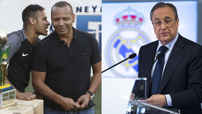 Theo tin chuyển nhượng cầu thủ từ Diario Gol, ông Neymar Sr., cha của tiền đạo Neymar, đã bắt đầu có những cuộc tiếp xúc bí mật với Real Madrid để bàn về chuyển nhượng. Ảnh: Diario Gol