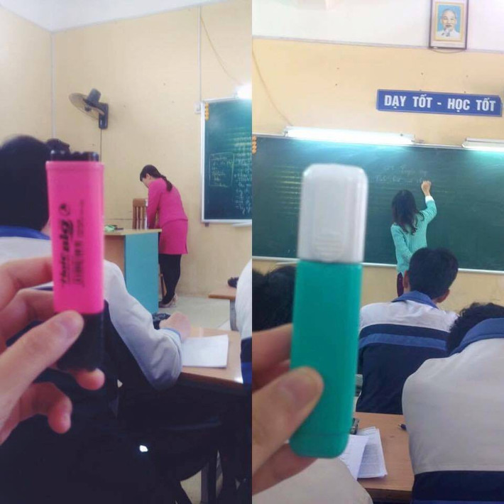 Ai ai cũng hào hứng chia sẻ bộ ảnh này. Người còn đi học thì tag bạn bè vào để cùng nhau tham gia "thử thách", ai đã ra trường thì bồi hồi bình luận nhớ về một thời học sinh. Ảnh sử dụng trong bài: Sưu tầm Facebook.