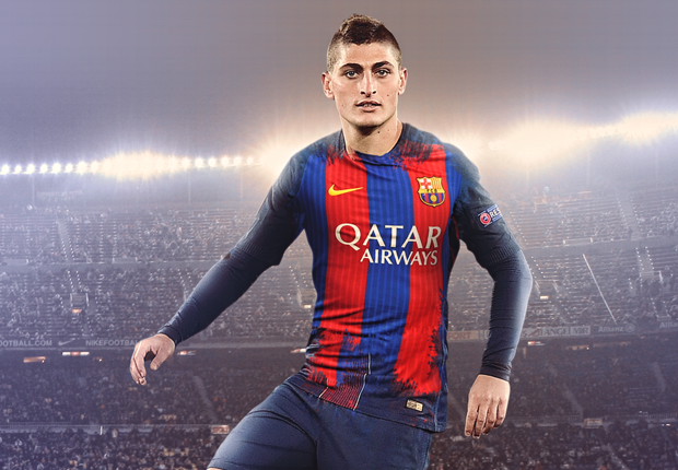 Barca chưa đạt thỏa thuận mua Verratti: Theo thông tin chuyển nhượng bóng đá từ Giám đốc thể thao của Barcelona Roberto Fernandez, đội chủ sân Nou Camp vẫn chưa đạt được thỏa thuận chiêu mộ tiền vệ Marco Verratti như giới truyền thông đồn thổi. "Cậu ấy hiện vẫn còn hợp đồng với PSG và vẫn đang thuộc biên chế của đội bóng thủ đô nước Pháp. Chúng tôi vẫn chưa đạt được thỏa thuận nào ở thương vụ này". Ảnh: FC Barca