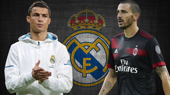 Theo Diario Gol, Ronaldo nhắc lại với chủ tịch Perez về việc chiêu mộ Bonucci, nhằm lấp vào khoảng trống mà Pepe để lại. Ảnh:Diario Gol.