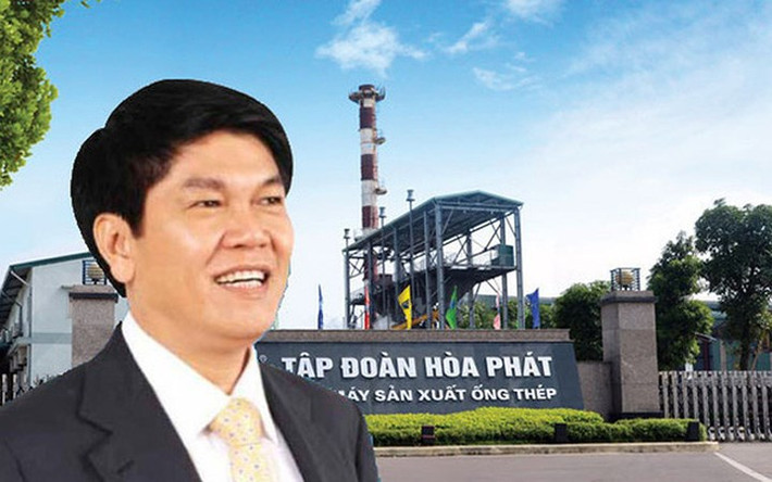 Tài sản của ông Trần Đình Long trị giá 12.782 tỷ đồng (tương đương 563 triệu USD), sở hữu 25,15% vốn Hòa Phát